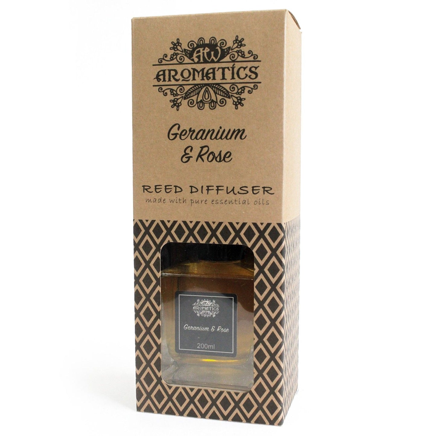 Aroma difuzér s esenciálními oleji Pelargonie & Růže 200 ml