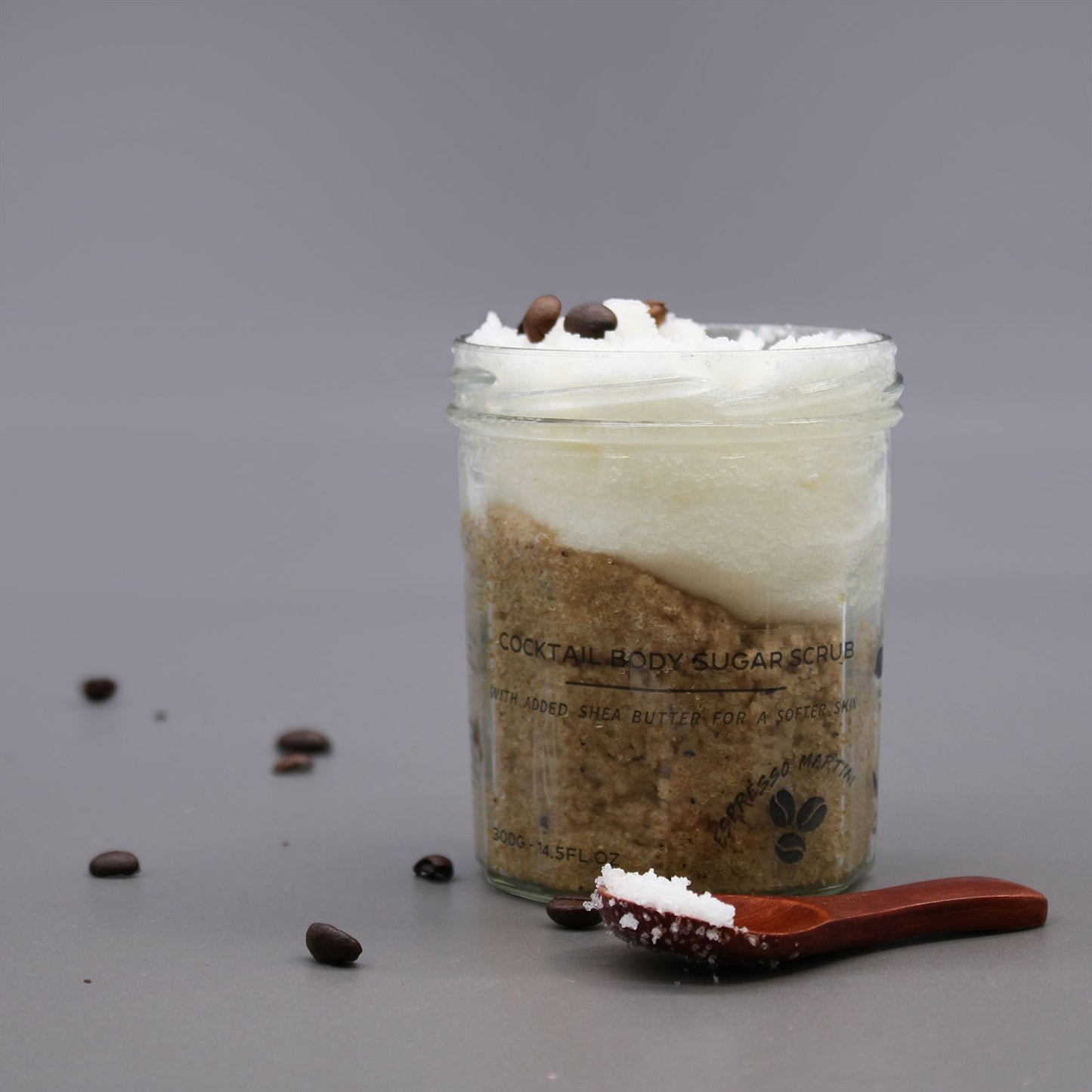 Cukrový tělový peeling s vůní - Espresso Martini 300g