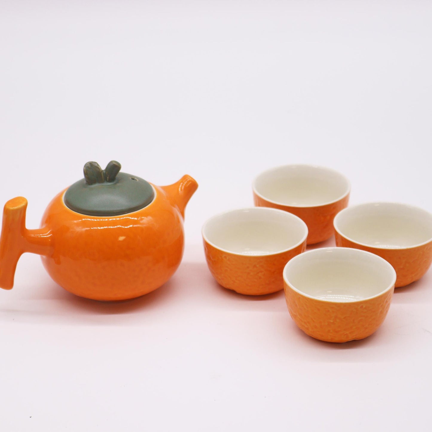Set čajové konvice Herbal Orange – konvice a čtyři šálky