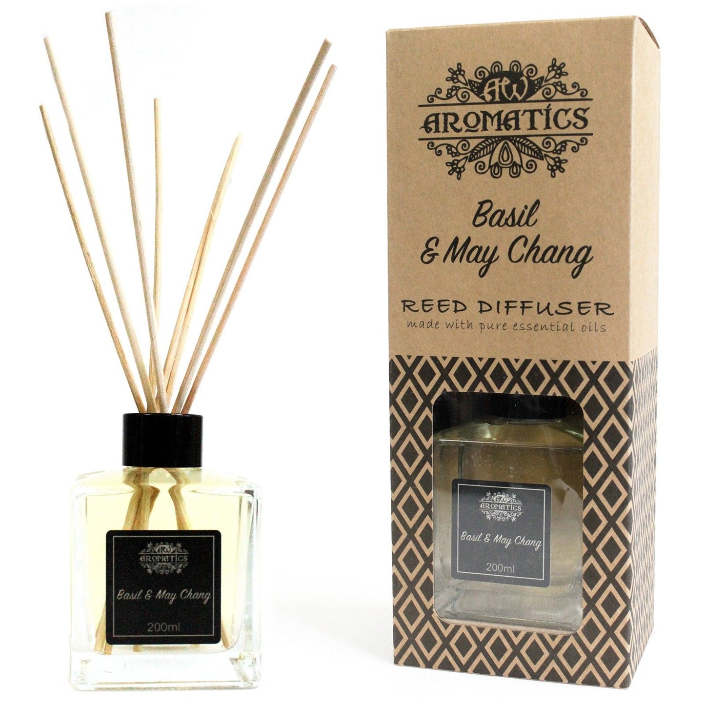 Aroma difuzér s esenciálními oleji Bazalka & Maychang 200 ml