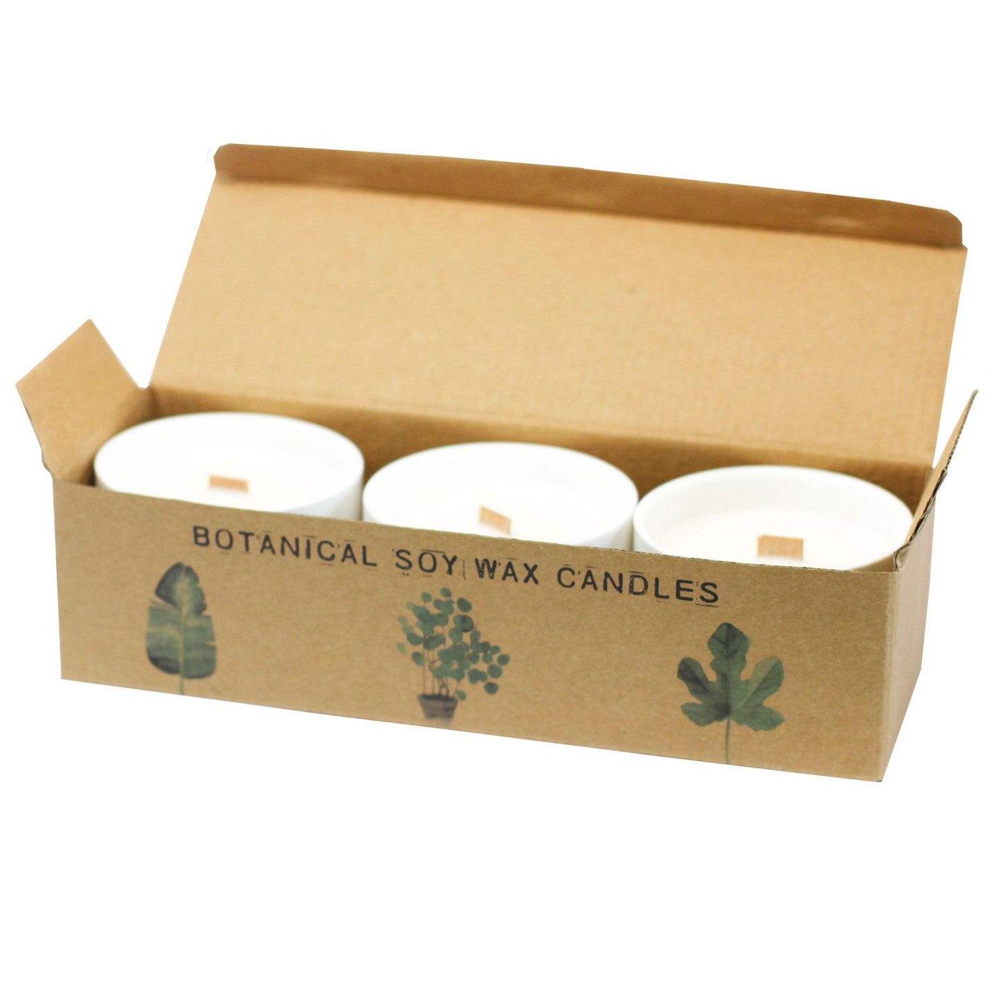 Large Botanical Candles - Marsh Violet