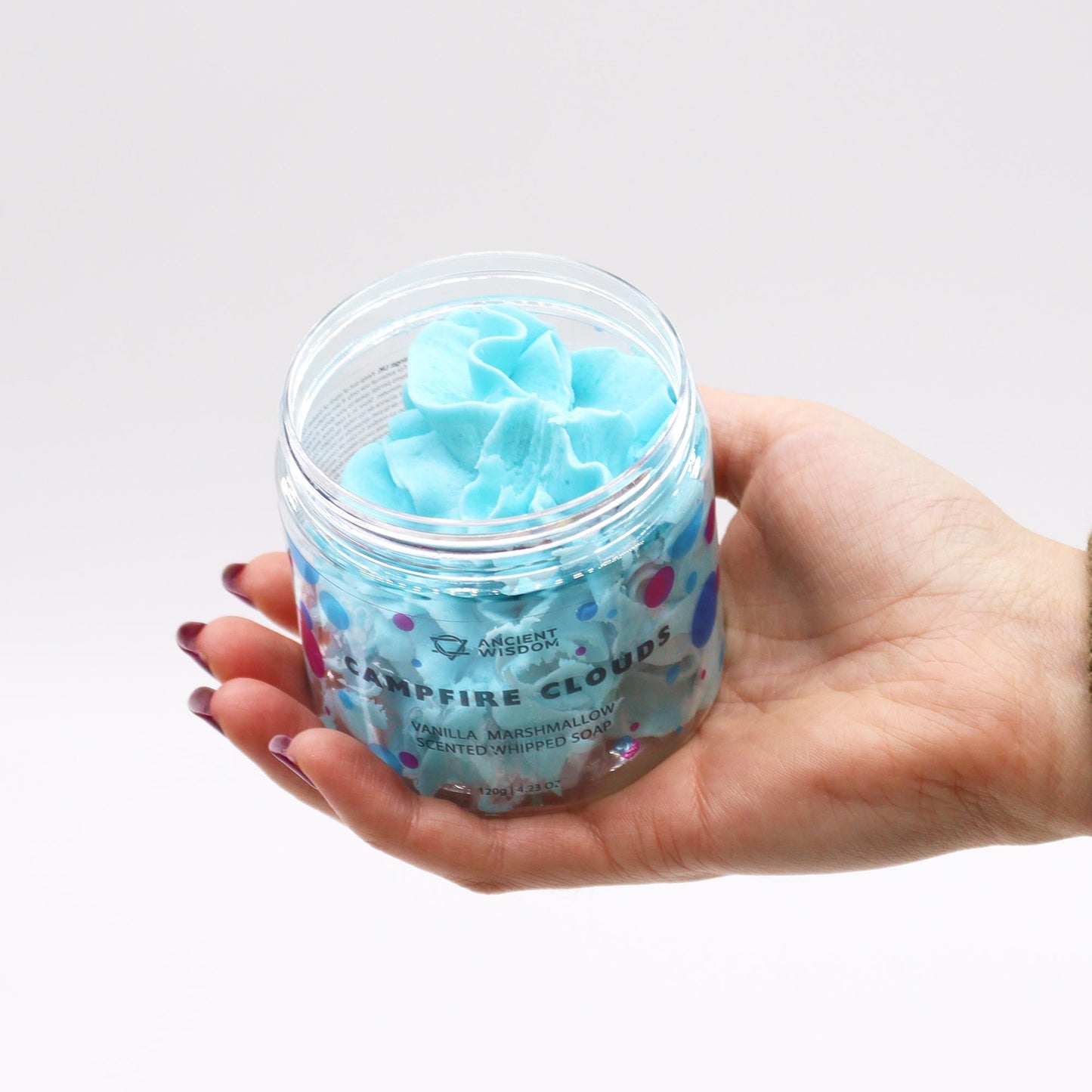 Šlehané krémové mýdlo Marshmallow, 120 g