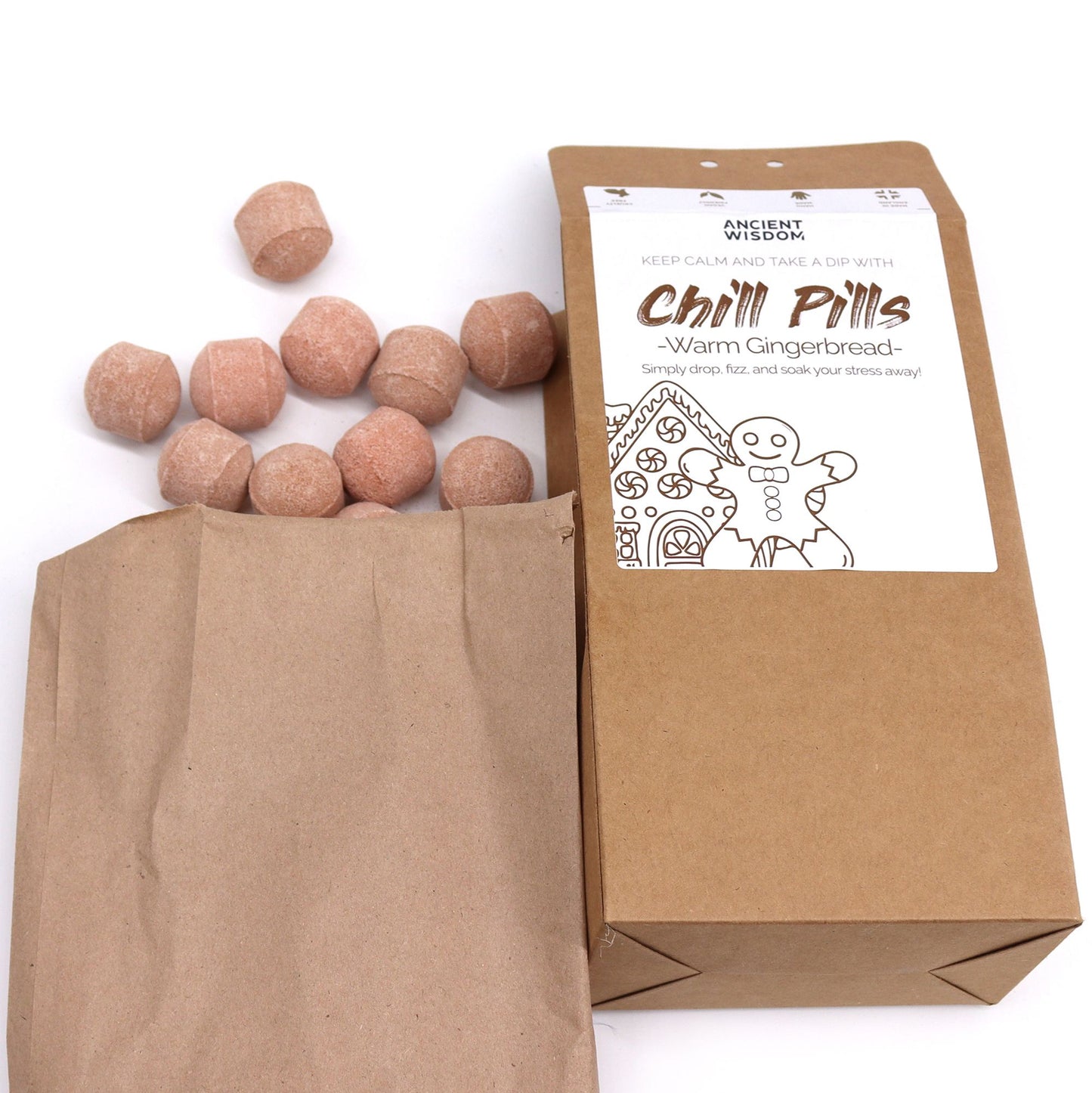 Dárkové balení Chill Pills 350 g – Warm Gingerbread