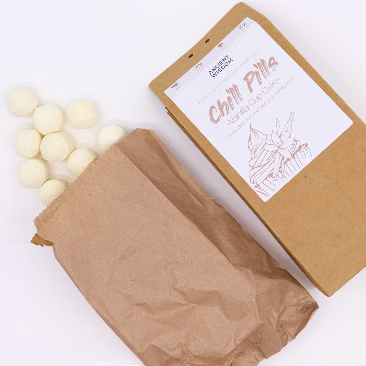 Dárkové balení Chill Pills 350 g – Vanilla Cup Cake