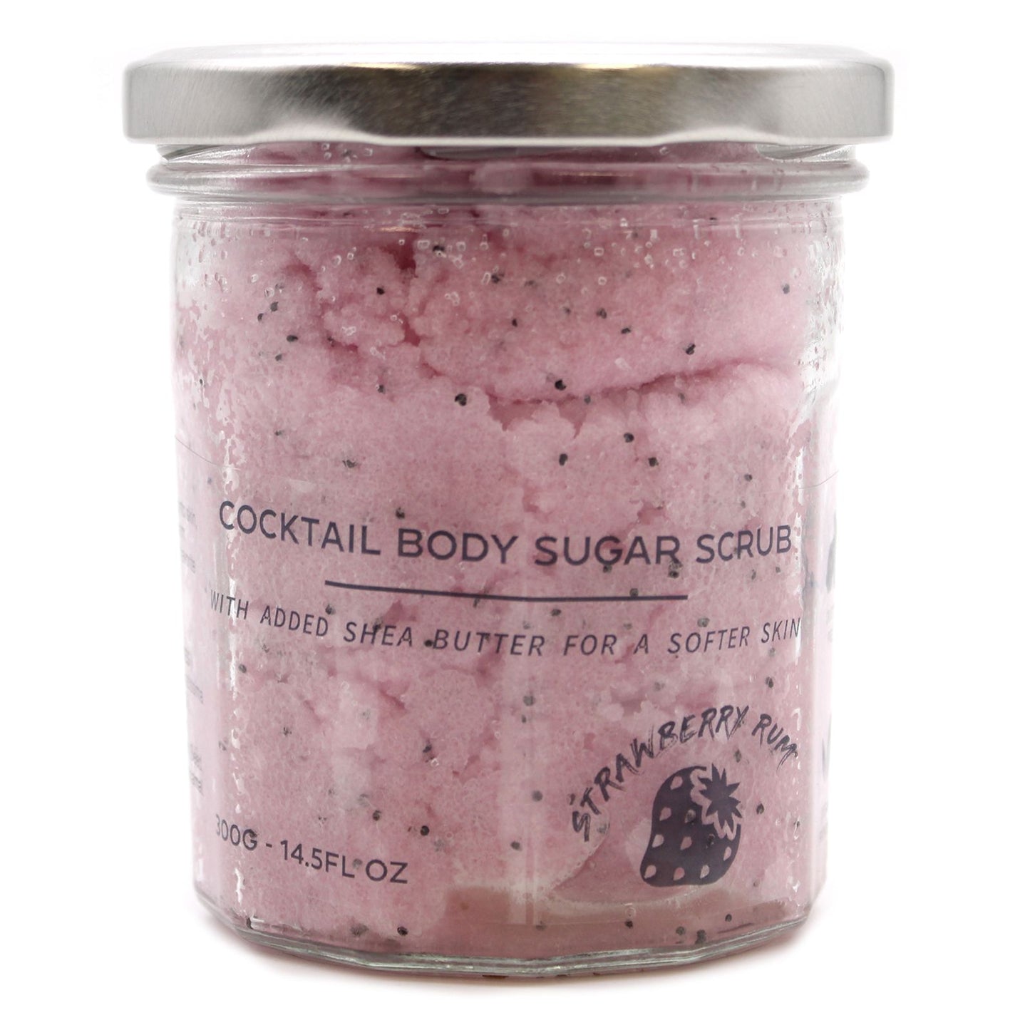 Cukrový tělový peeling s vůní - Strawberry Rum 300g