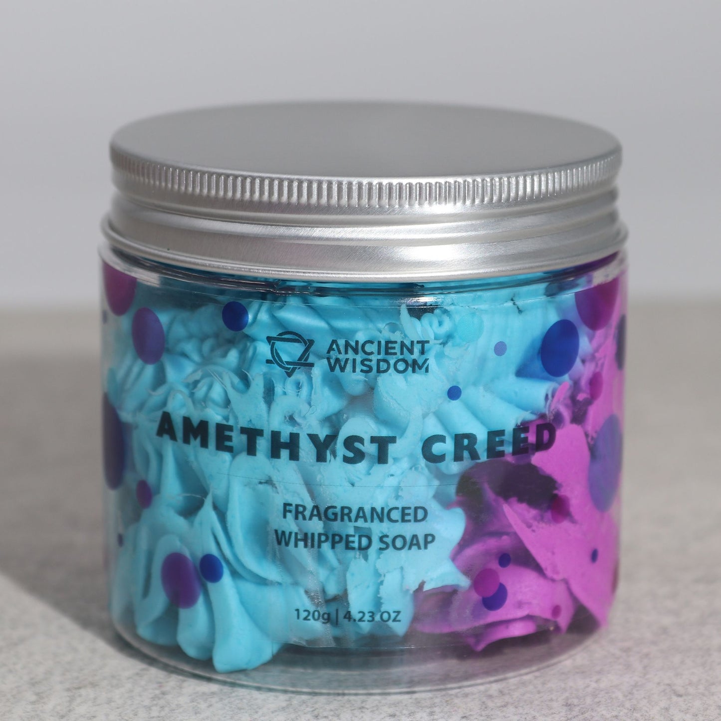 Šlehané krémové mýdlo – Amethyst Creed 120 g