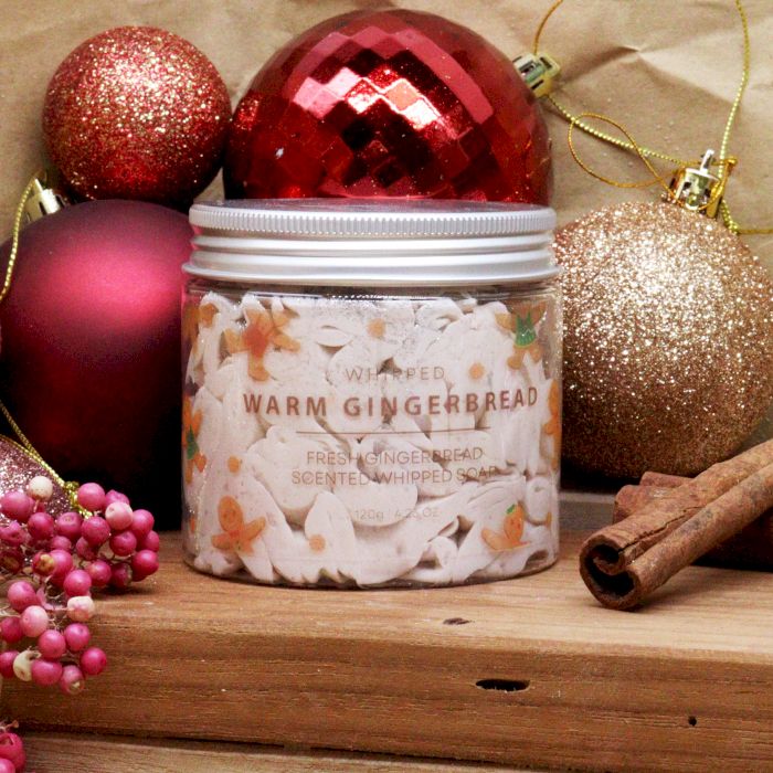 Šlehané krémové mýdlo – Warm Gingerbread 120 g