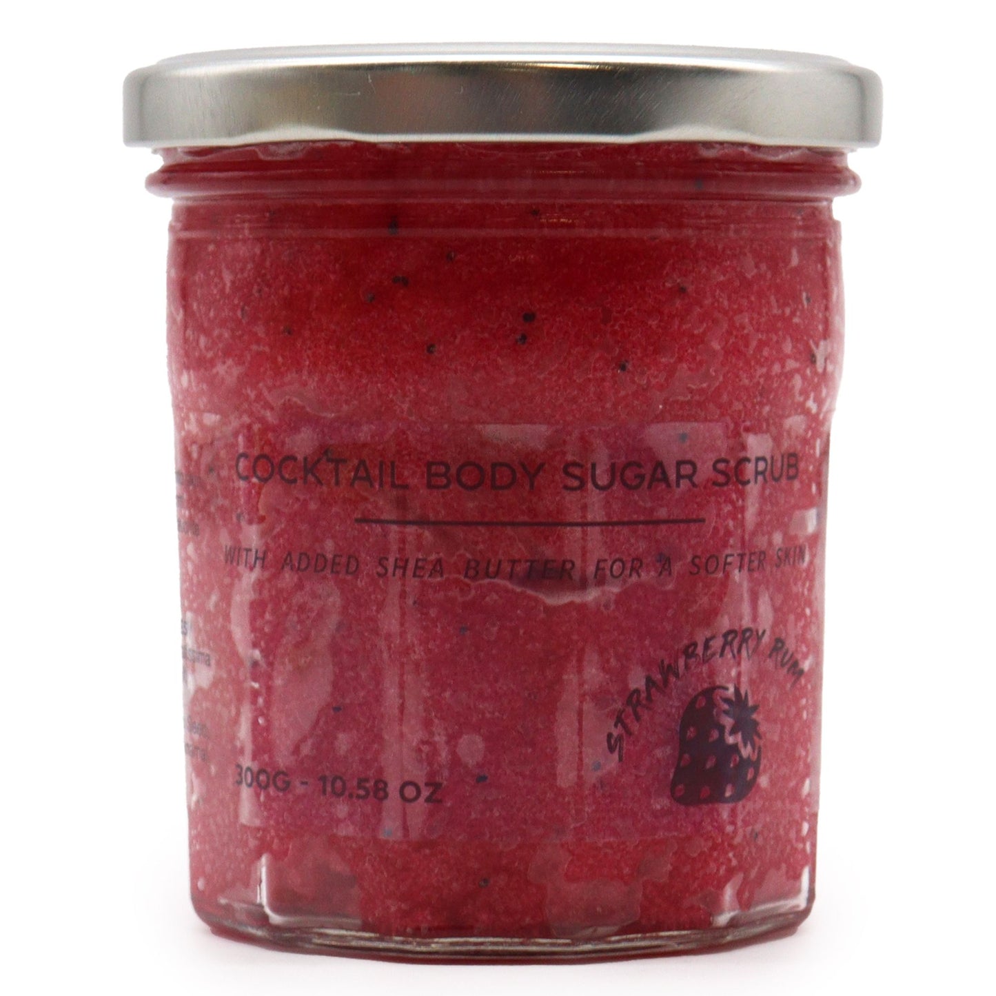 Cukrový tělový peeling s vůní - Strawberry Rum 300g