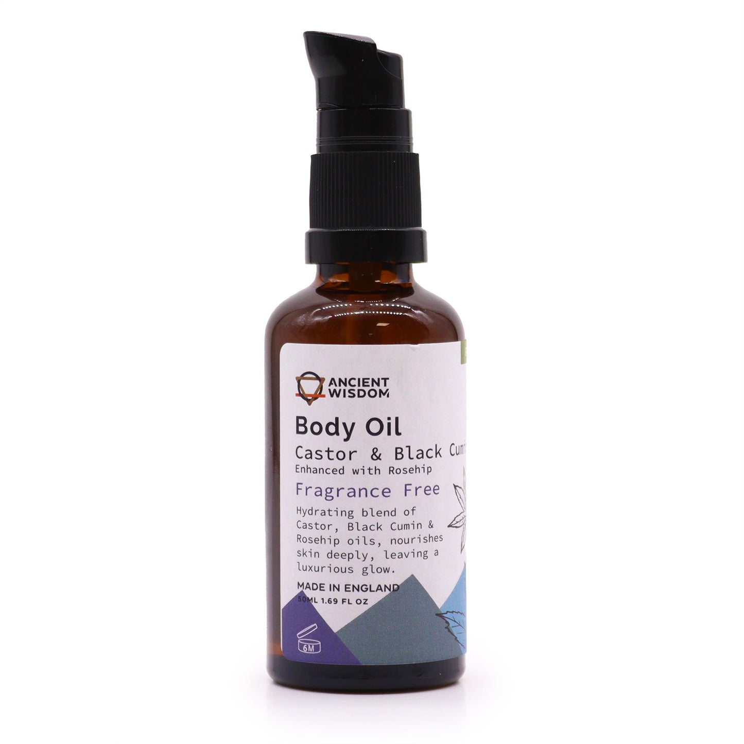 Organický tělový olej 50ml - Šípkový (bez parfemace)