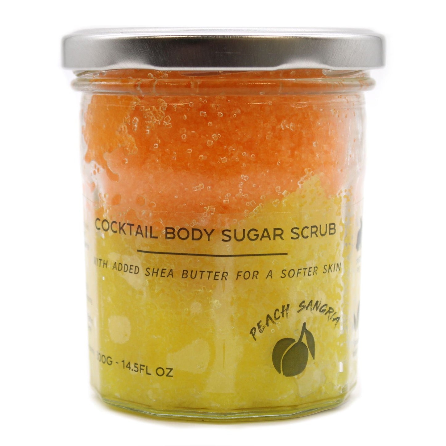 Cukrový tělový peeling s vůní – Peach Sangria, 300 g
