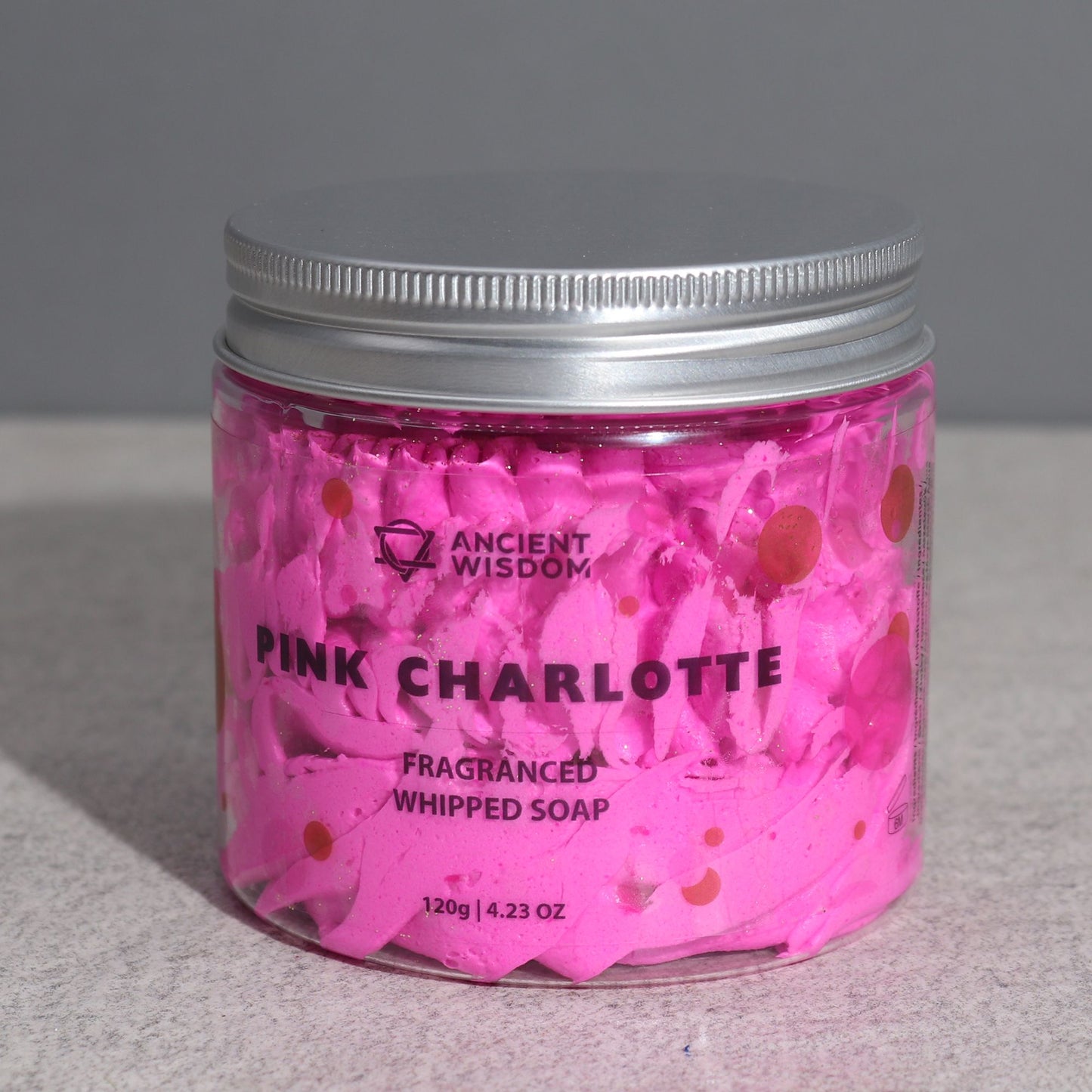 Šlehané krémové mýdlo – Pink Charlotte 120 g