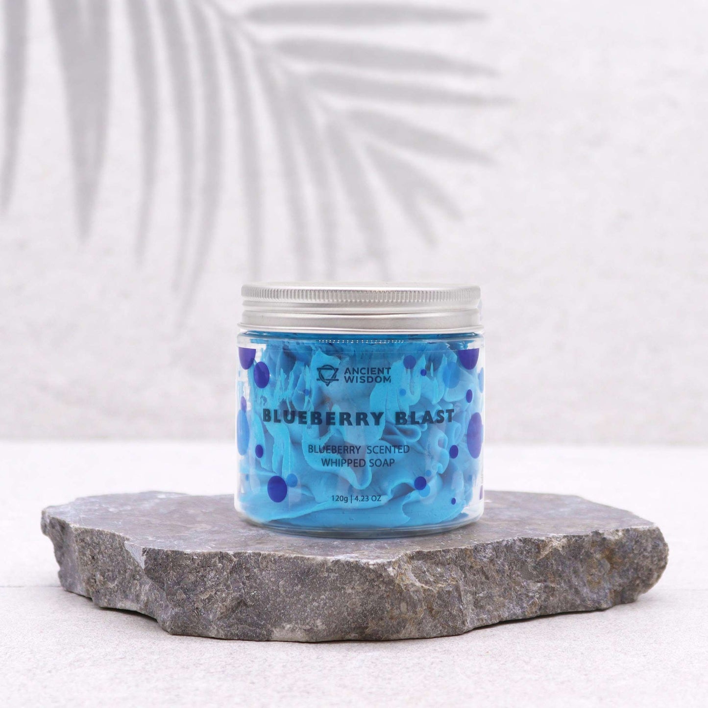 Šlehané krémové mýdlo – Blueberry 120 g
