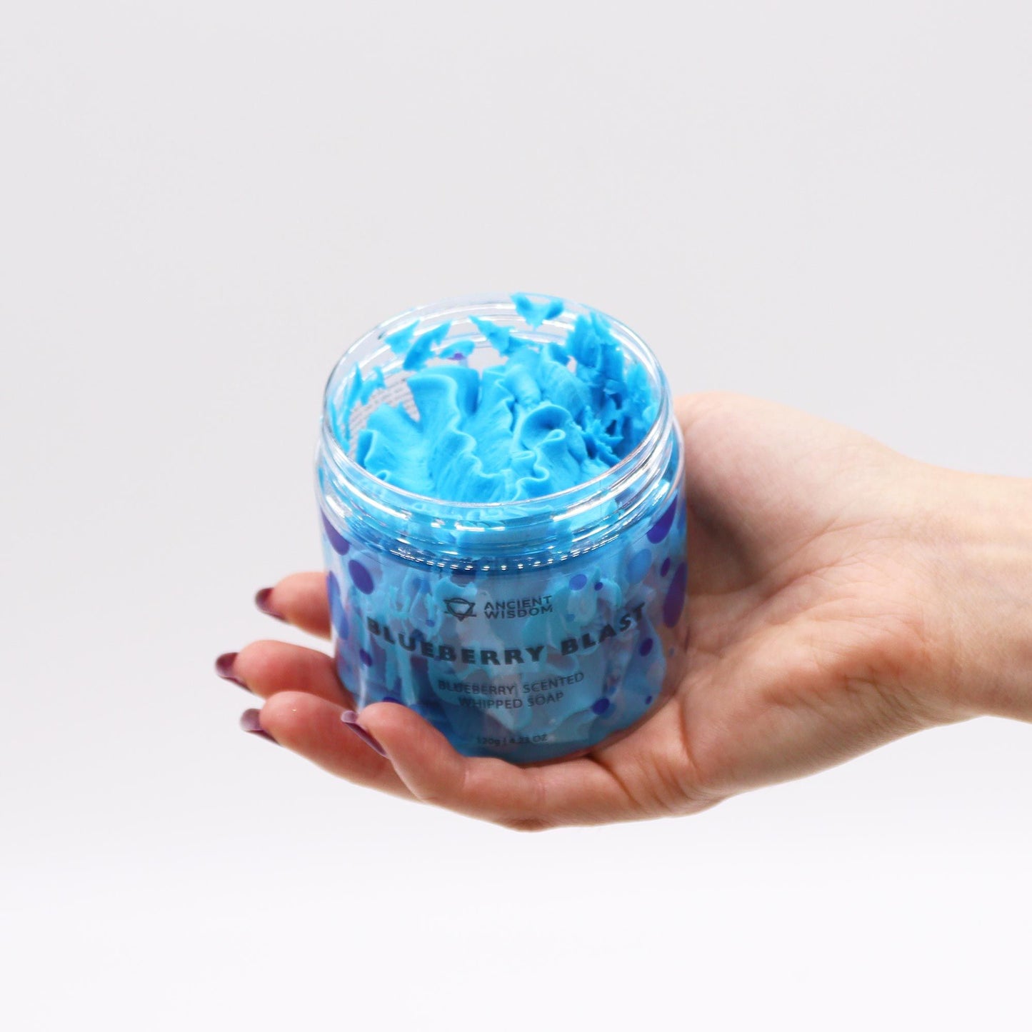 Šlehané krémové mýdlo – Blueberry 120 g
