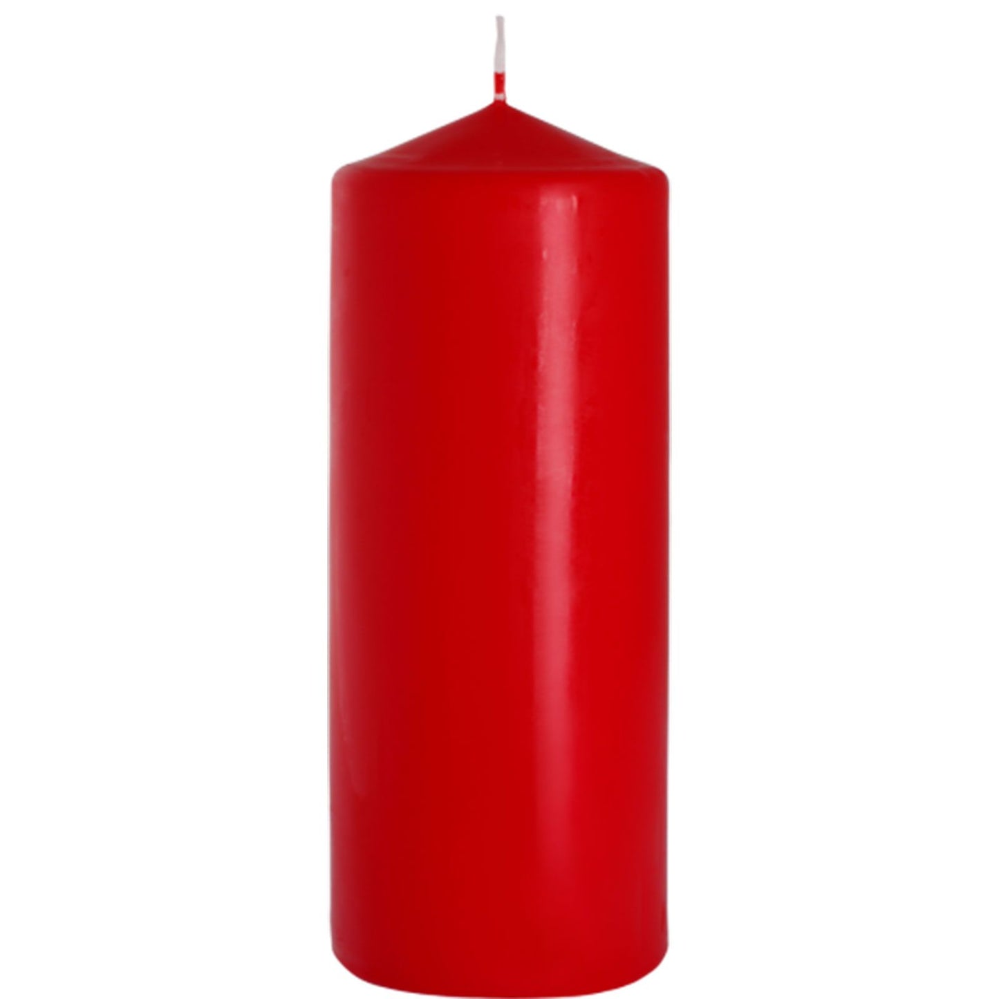 Svíčka 80 × 200 mm – červená