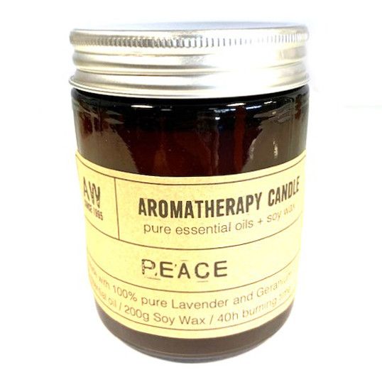 Aromaterapeutická sójová svíčka 200 g – Peace