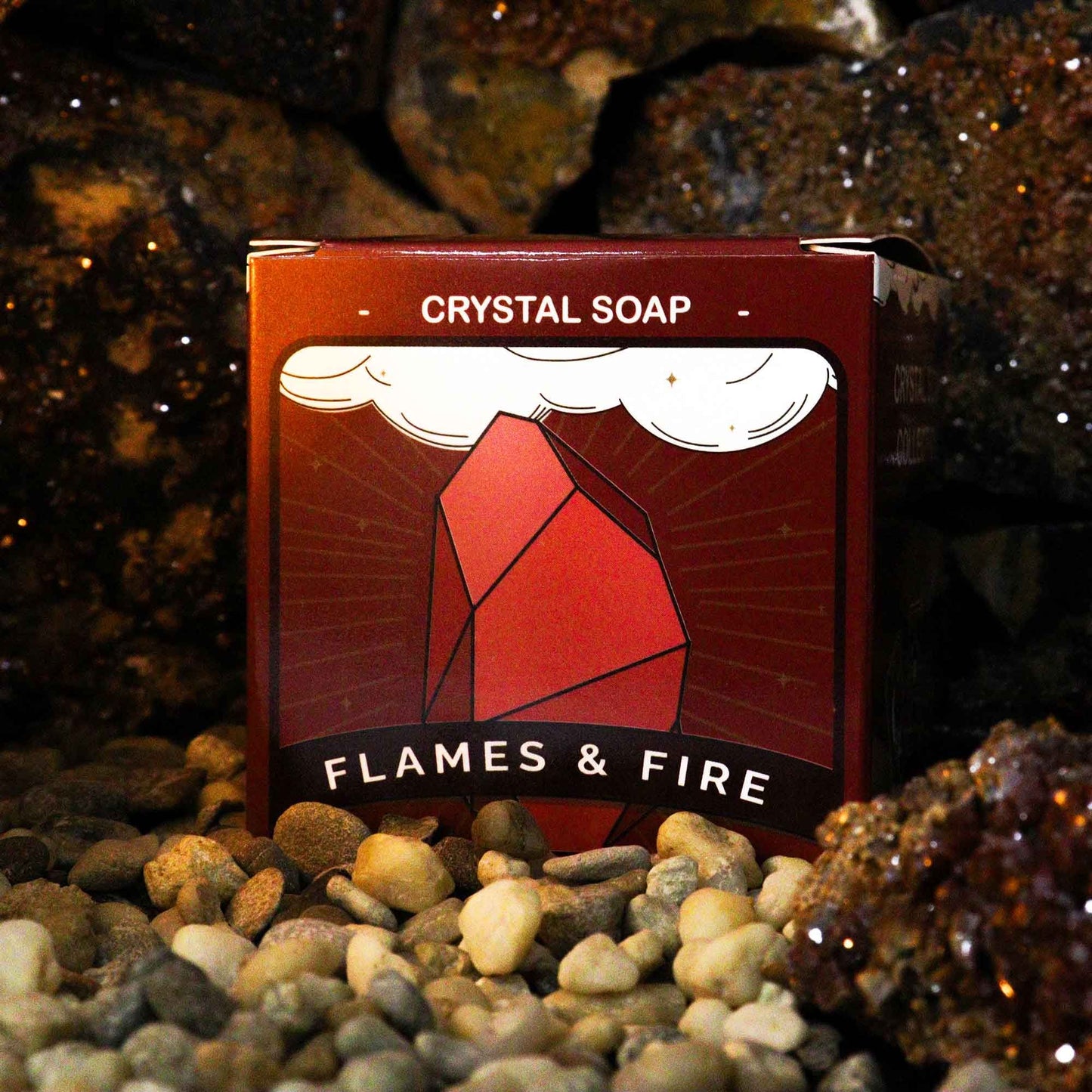 Crystal Elemental Soap - Oheň
