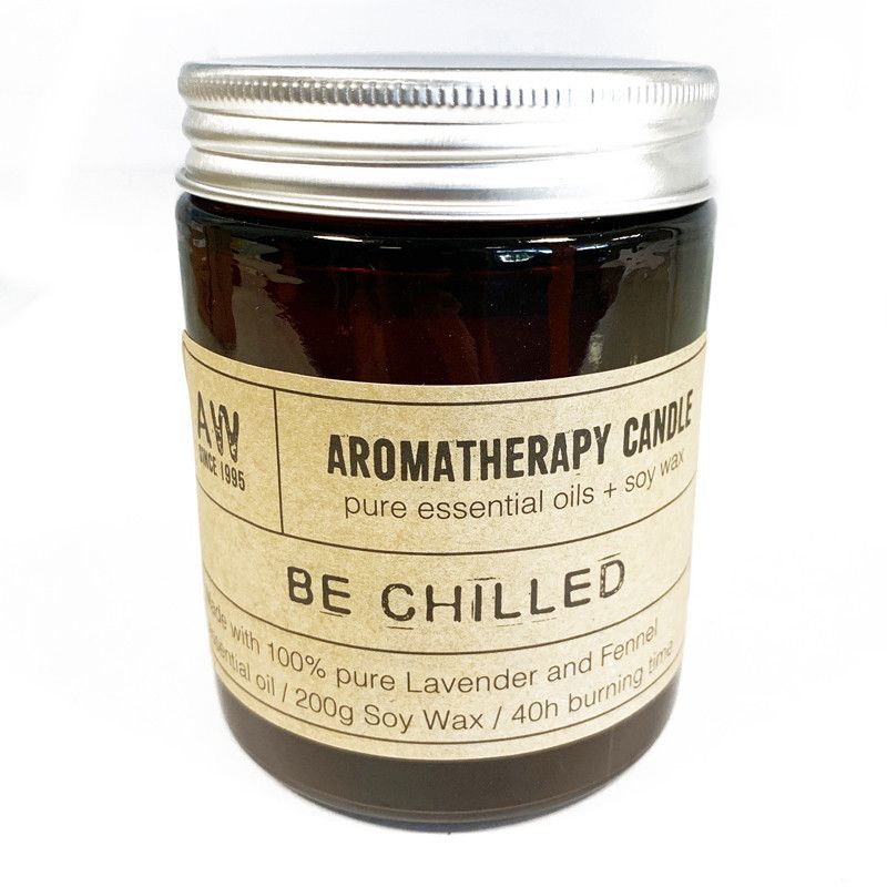 Aromaterapeutická sójová svíčka 200 g – Be Chilled