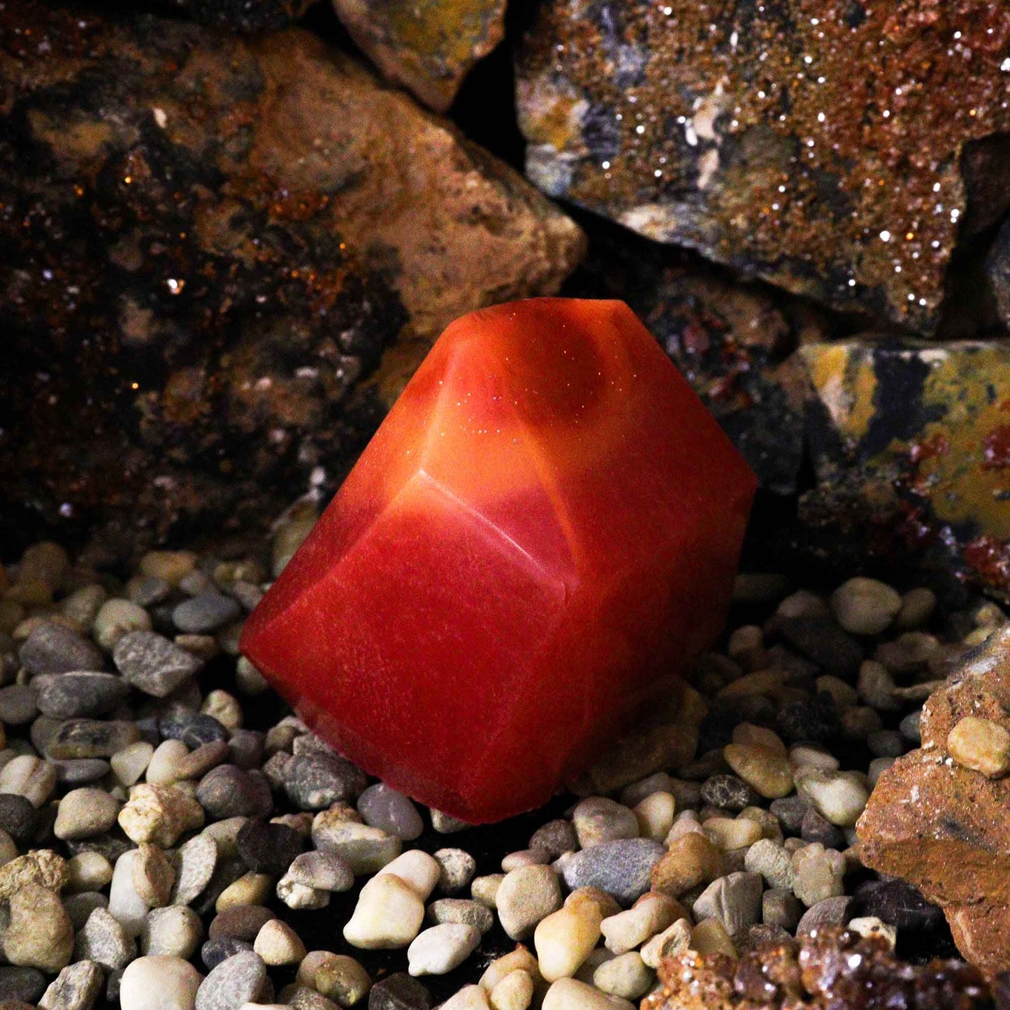 Crystal Elemental Soap - Oheň