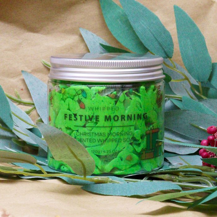Šlehané krémové mýdlo – Festive Morning 120 g