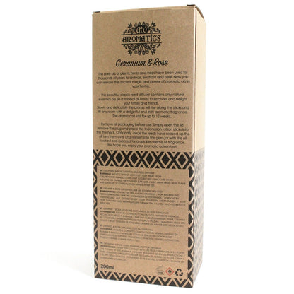 Aroma difuzér s esenciálními oleji Pelargonie & Růže 200 ml