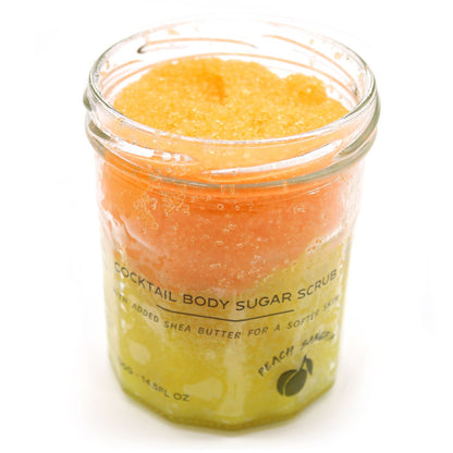 Cukrový tělový peeling s vůní – Peach Sangria, 300 g