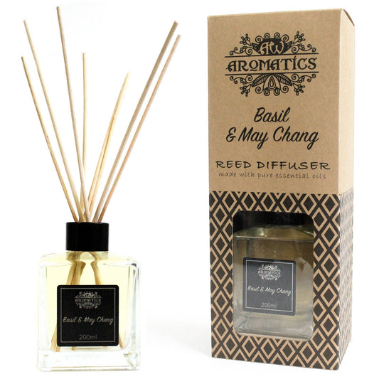 Aroma difuzér s esenciálními oleji Bazalka & Maychang 200 ml