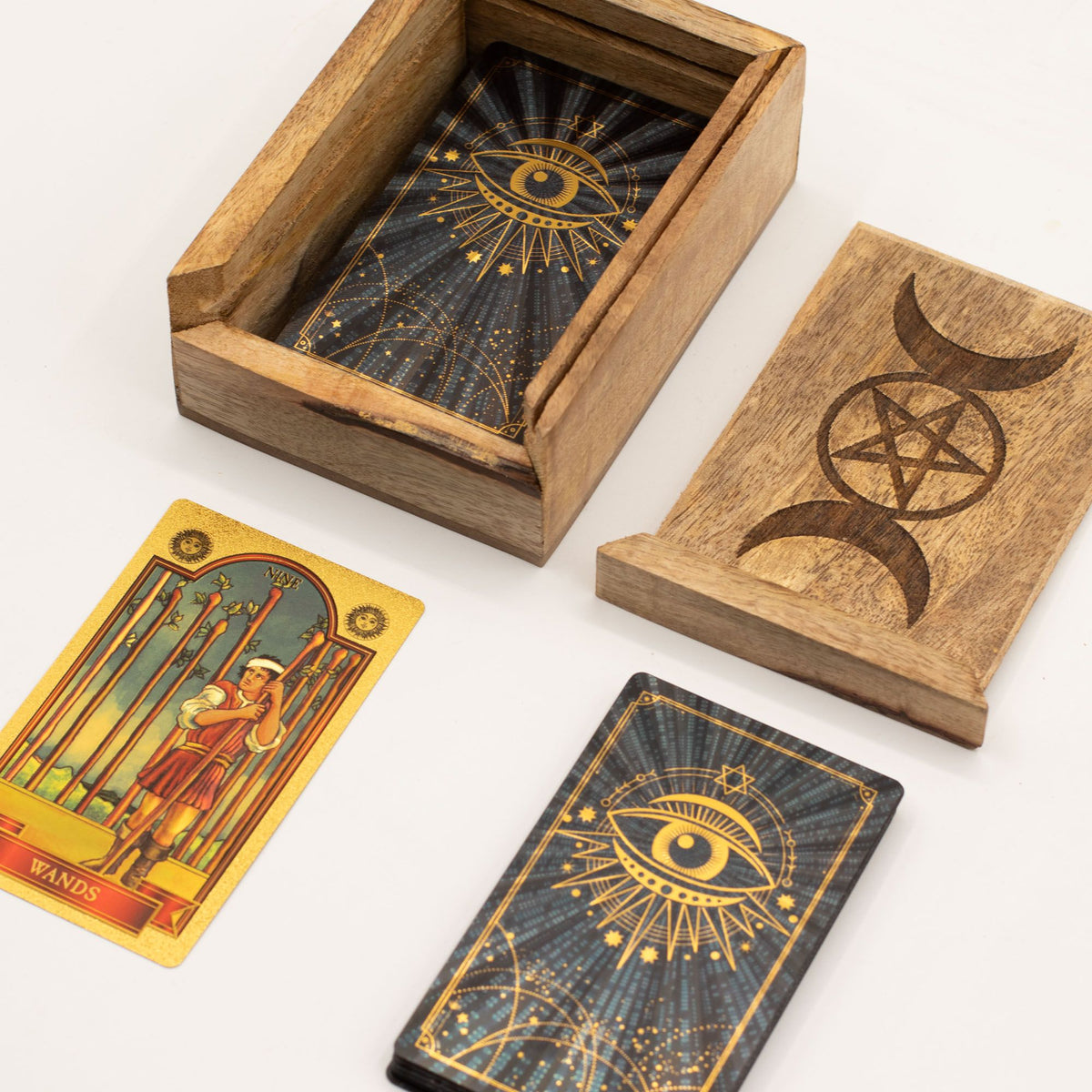 Malá krabička na tarot se stojánkem