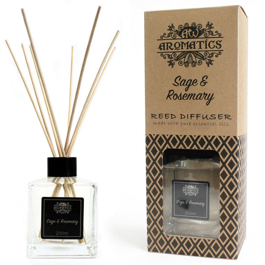 Aroma difuzér s esenciálními oleji Šalvěj & Rozmarýn 200 ml