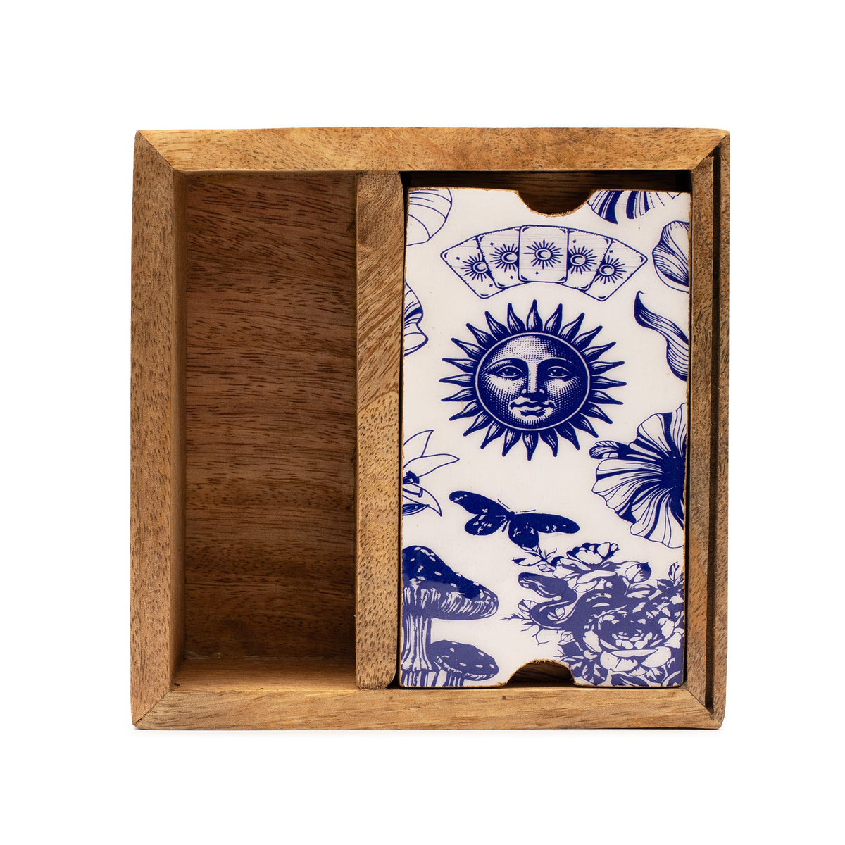Krabička na tarot se dvěma přihrádkami