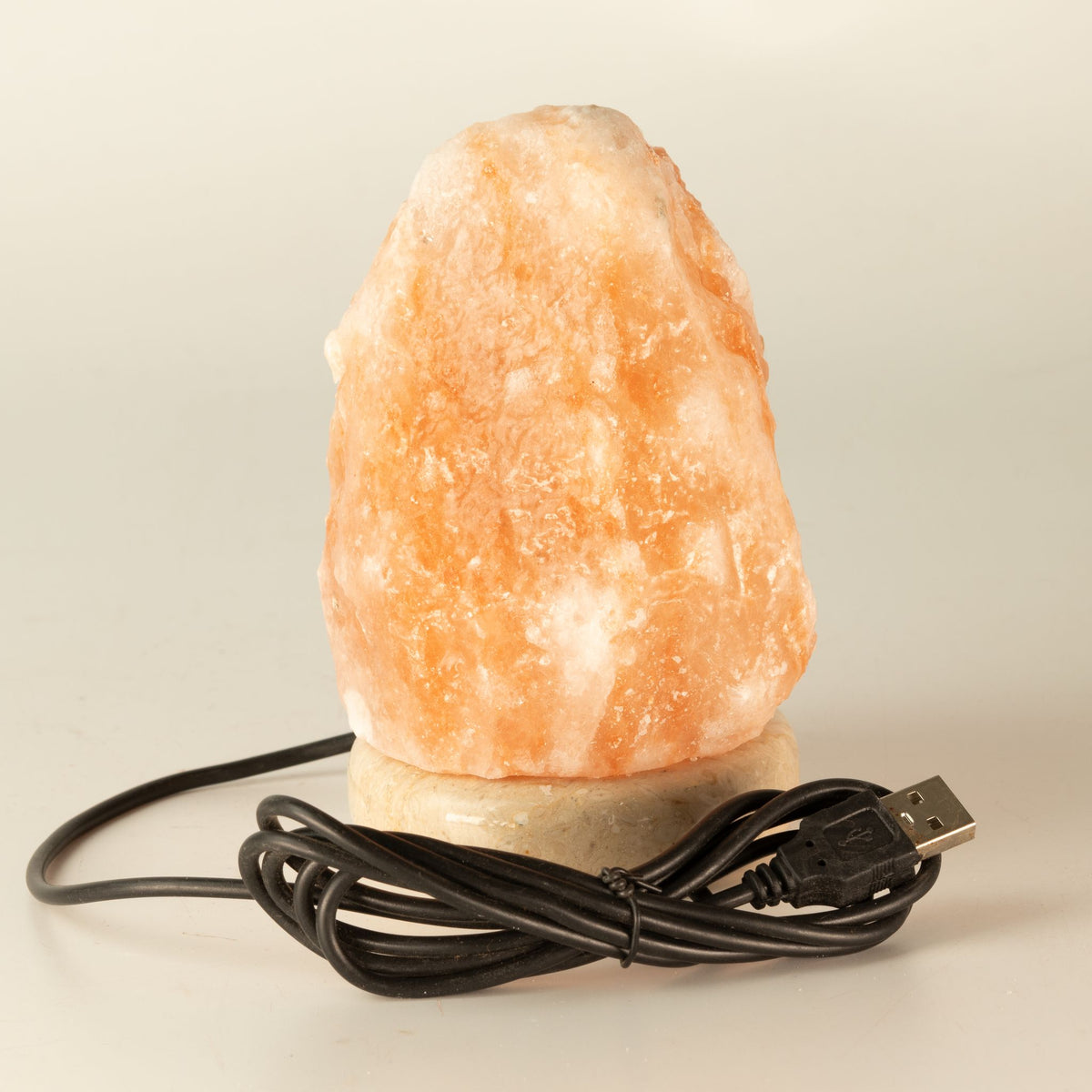 USB solná lampa, 11,5 cm – barevné světlo