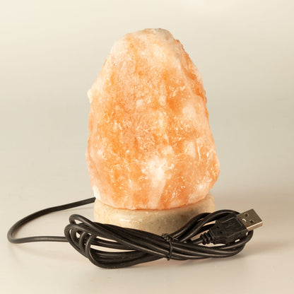 USB solná lampa, 11,5 cm – barevné světlo
