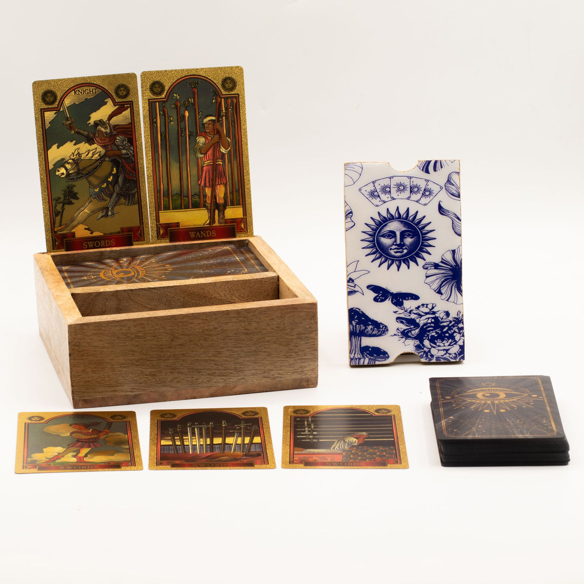 Krabička na tarot se dvěma přihrádkami