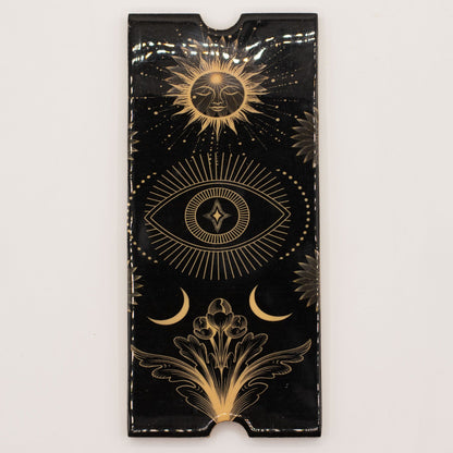 Organizér na tarot z mangového dřeva – čtyři přihrádky