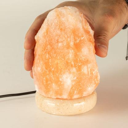 USB solná lampa, 11,5 cm – barevné světlo