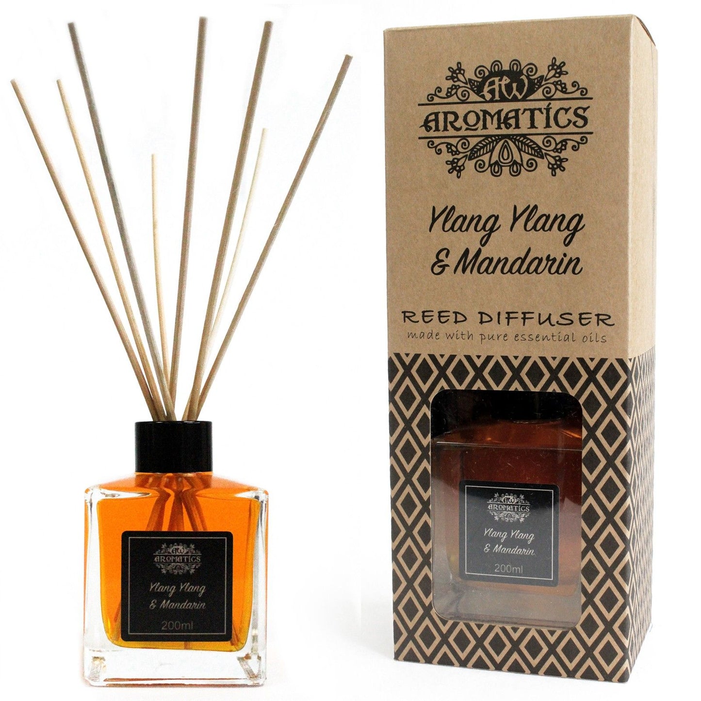 Aroma difuzér s esenciálními oleji Ylang-ylang & Mandarinka 200 ml