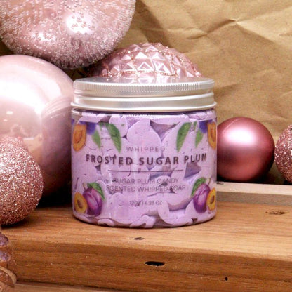 Šlehané krémové mýdlo – Frosted Sugar Plum 120 g