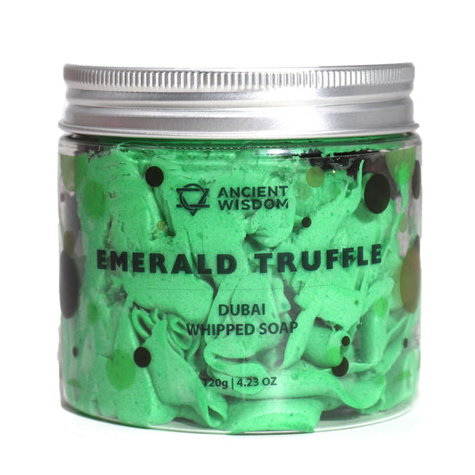 Šlehané krémové mýdlo Dubai – Emerald Truffle 120 g