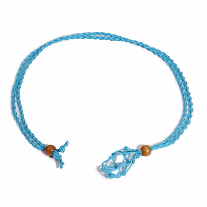 Crystal Gemstone Necklace Cord 45cm/18inch - Blue