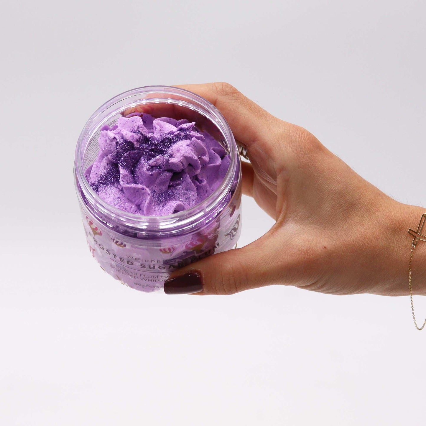 Šlehané krémové mýdlo – Frosted Sugar Plum 120 g