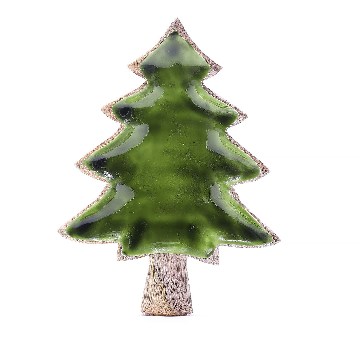 Smaltovaná Miska ve Tvaru Stromu 25x19cm