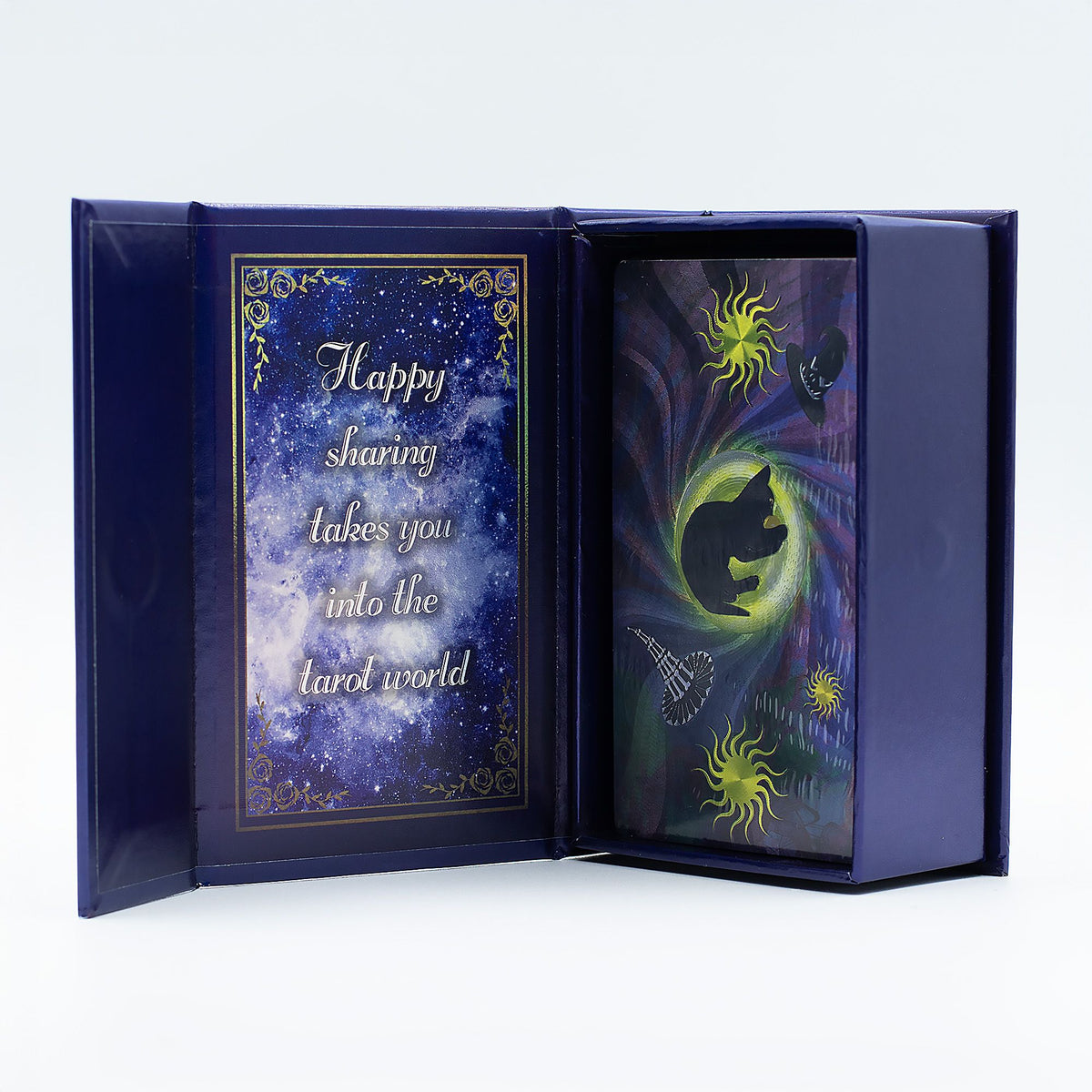 Tarotové karty Witch Tarot s příručkou – fialová