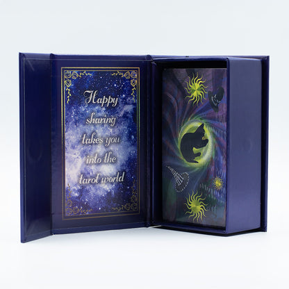 Tarotové karty Witch Tarot s příručkou – fialová