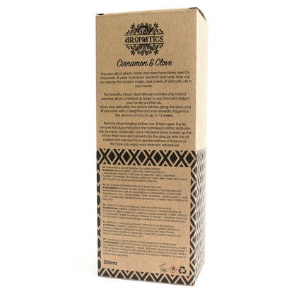 Aroma difuzér s esenciálními oleji Skořice & Hřebíček 200 ml