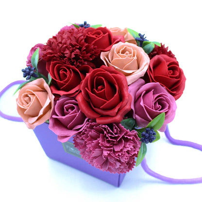 Soap Flower Bouqet - Purple Flower Garden - SPECIAL