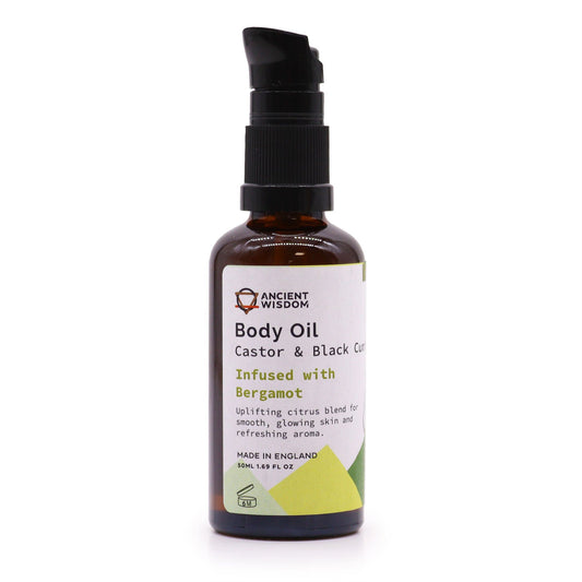 Organický tělový olej 50ml - Bergamot