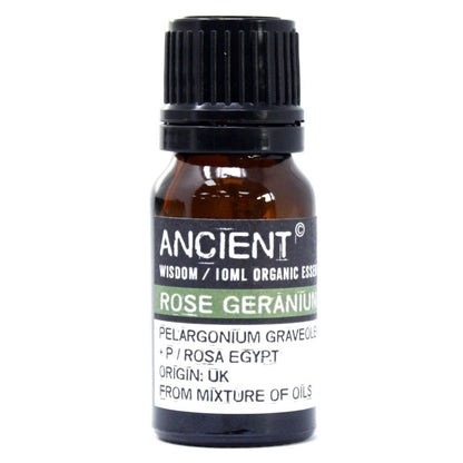 10 ml organického éterického oleje růžové geránium