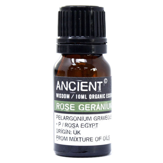 10 ml organického éterického oleje růžové geránium