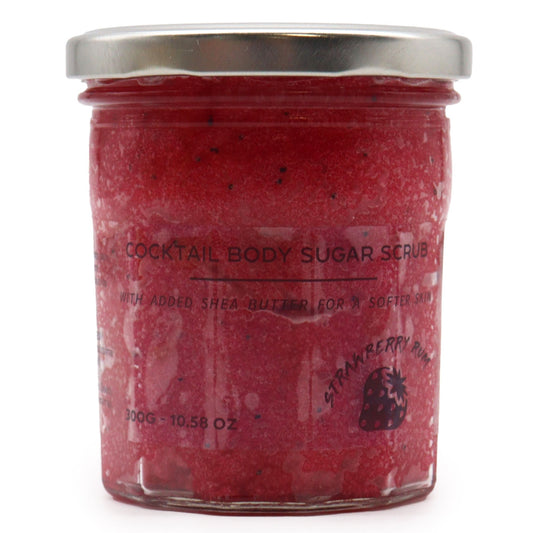Cukrový tělový peeling s vůní - Strawberry Rum 300g