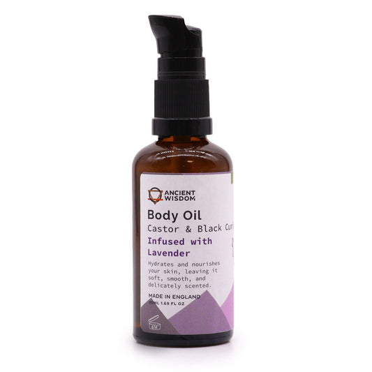 Organický tělový olej 50ml - Levandule