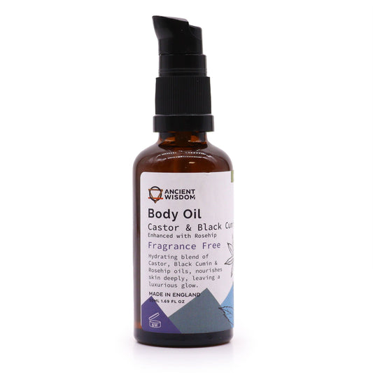 Organický tělový olej 50ml - Šípkový (bez parfemace)